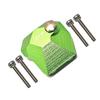 Aluminum Front Or Rear Gearbox Cover For Axial 1/10 SCX10 III Jeep Wrangler Rubicon JLU AXI03007-5Pc Set Green view 1