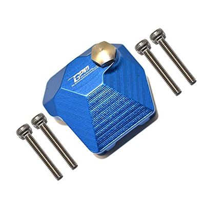 Aluminum Front Or Rear Gearbox Cover For Axial 1/10 SCX10 III Jeep Wrangler Rubicon JLU AXI03007-5Pc Set Blue