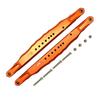 GPM For Losi 1/6 4WD Super Baja REY 2.0 LOS05021 Upgrade Parts Aluminum Rear Lower Trailing Arms - 10Pc Set Orange view 1