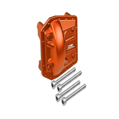 Aluminum Front Or Rear Gearbox Cover For Axial 1/6 SCX6 Jeep JLU Wrangler AXI05000-5Pc Set Orange
