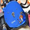 Axial 1/10 RBX10 Ryft 4WD Rock Bouncer AXI03005 Upgrade Parts Aluminum Motor Mount Plate With Heat Sink Fins - 10Pc Set Red view 4