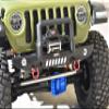 Aluminum Front Bumper With D-Rings For Axial 1/6 SCX6 Jeep JLU Wrangler AXI05000-14Pc Set Silver view 3