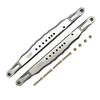 GPM For Losi 1/6 4WD Super Baja REY 2.0 LOS05021 Upgrade Parts Aluminum Rear Lower Trailing Arms - 10Pc Set Silver view 1