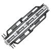 Aluminum Side Steps (Silver Inlay Version) For Axial 1/6 SCX6 Jeep JLU Wrangler AXI05000-18Pc Set Gray Silver view 1