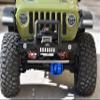 Aluminum Front Bumper With D-Rings For Axial 1/6 SCX6 Jeep JLU Wrangler AXI05000-14Pc Set Gray Silver view 4