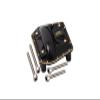 Brass Front Or Rear Gearbox Cover (Gold Inlay Version) For Axial 1/6 SCX6 Jeep JLU Wrangler AXI05000-5Pc Set Black view 2