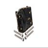 Brass Front Or Rear Gearbox Cover (Gold Inlay Version) For Axial 1/6 SCX6 Jeep JLU Wrangler AXI05000-5Pc Set Black view 3