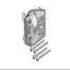 Aluminum Front Or Rear Gearbox Cover For Axial 1/6 SCX6 Jeep JLU Wrangler AXI05000-5Pc Set Silver view 1