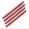 Aluminum Front Or Rear Upper & Lower Chassis Links Parts Tree For Losi 1:8 LMT 4WD Solid Axle Monster Truck LOS04022 / LMT Grave Digger/Son-uva Digger LOS04021 Upgrades - 4Pc Set Red view 1