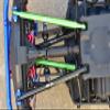 Aluminum Front Or Rear Upper & Lower Chassis Links Parts Tree For Losi 1:8 LMT 4WD Solid Axle Monster Truck LOS04022 / LMT Grave Digger/Son-uva Digger LOS04021 Upgrades - 4Pc Set Red view 4