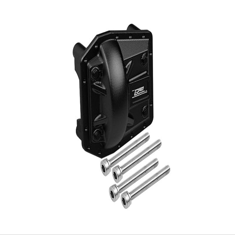 Aluminum Front Or Rear Gearbox Cover For Axial 1/6 SCX6 Jeep JLU Wrangler AXI05000-5Pc Set Black