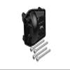 Aluminum Front Or Rear Gearbox Cover For Axial 1/6 SCX6 Jeep JLU Wrangler AXI05000-5Pc Set Black view 1