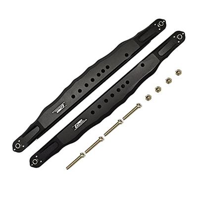 GPM For Losi 1/6 4WD Super Baja REY 2.0 LOS05021 Upgrade Parts Aluminum Rear Lower Trailing Arms - 10Pc Set Black