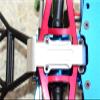 Aluminum Rear Skip Plate for Traxxas 1:16 Mini E-Revo/Mini Slash - 1Pc Orange view 2
