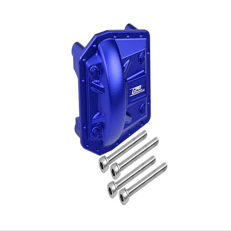 Aluminum Front Or Rear Gearbox Cover For Axial 1/6 SCX6 Jeep JLU Wrangler AXI05000-5Pc Set Blue
