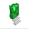Aluminum Front Or Rear Gearbox Cover For Axial 1/6 SCX6 Jeep JLU Wrangler AXI05000-5Pc Set Green view 1