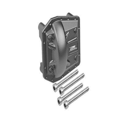 Aluminum Front Or Rear Gearbox Cover For Axial 1/6 SCX6 Jeep JLU Wrangler AXI05000-5Pc Set Gray Silver