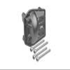 Aluminum Front Or Rear Gearbox Cover For Axial 1/6 SCX6 Jeep JLU Wrangler AXI05000-5Pc Set Gray Silver view 1