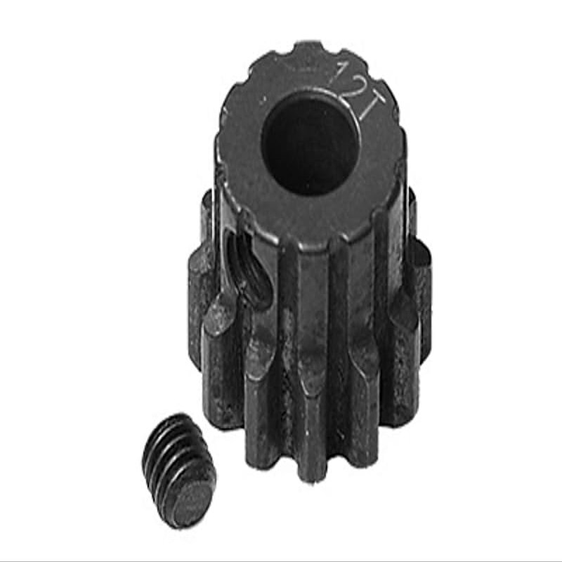 High Carbon Steel Motor Gear 12T For Axial 1/6 SCX6 Jeep JLU Wrangler AXI05000-2Pc Set Black