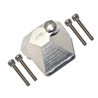 Aluminum Front Or Rear Gearbox Cover For Axial 1/10 SCX10 III Jeep Wrangler Rubicon JLU AXI03007-5Pc Set Silver