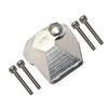 Aluminum Front Or Rear Gearbox Cover For Axial 1/10 SCX10 III Jeep Wrangler Rubicon JLU AXI03007-5Pc Set Silver view 1