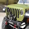 AXIAL SCX6 JEEP JLU WRANGLER 4WD Aluminium Front Bumper With D-rings (Spiked Design) - 15pc set - GPM SCX6330FA view 3