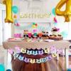 cat birthday banner - cat bannerCat 1st birthday banner, one birthday for cat, 1st birthday kitty banner,Cat Themed Party Colorful Birthday Banner view 4