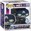 Funko 58254 Pop! Marvel: What If - Zombie Captain America Exclusive #948 view 1