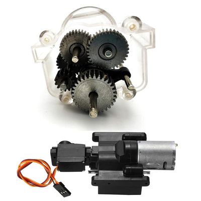 Upgraded WPL Metal Gears with Speed Change Gear Box for B1 B24 B16 B36 C24 1/16 4WD 6WD Rc Car Parts