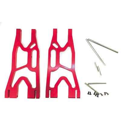 Alloy Front/Rear Lower Suspension Arm 7730 for Traxxas 1/5 X-MAXX Upgrade Parts (Red)