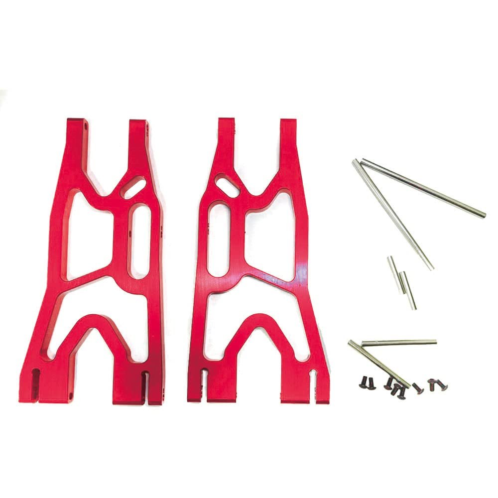 Alloy Front/Rear Lower Suspension Arm 7730 for Traxxas 1/5 X-MAXX Upgrade Parts (Red)