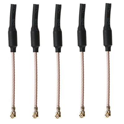 5PCS 5.8G 3DB UFL IPEX Omni Directional Brass Soft FPV Antenna 65mm RG178 for RC FPV Racing Freestyle Tinywhoop Drones