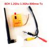 GalaxyElec 800mW Video Transmitter AV Audio & Video Transmission System Sender 8CH 1.2GHz 1.3GHz view 4