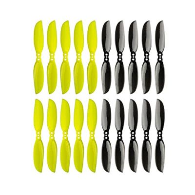 10Pairs 75mm Racer 3inch 2-Blade Propeller 1.5mm for RC FPV Racing Freestyle 3inch Toothpick Drones Replacement Parts