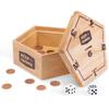 GoSports Keep The Change - Tabletop Coin Drop Dice Game, Includes 2 Dice and Game Rules view 1