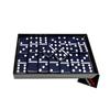 Omura Games | Double 6 Standard Dominoes | Color: Midnight Blue view 1