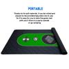 EASYGO PRODUCTS Poker Table Top Pad  Great for Texas Holdem Casino Style  78 X 36Rectangle  Portable Rolling Rubber Folding Mat  Professional 3 Layers - Includes Carry Bag, Green view 3