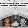 Replacement Part for Fisher-Price Little People Nativity Set J2404 ~ Joseph ~ Works Great for Other Nativity, Bible Story and Playsets view 3