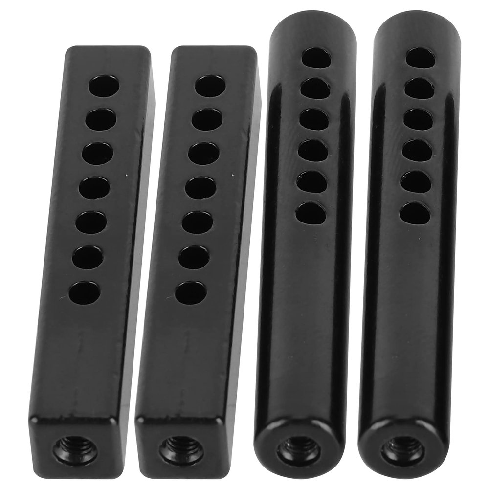 01 02 015 RC Bumper Mount Post Accessory, Front and Rear Mount 1/10 RC Bumper Mount Holder Two Kinds Highly Adapted Iron for Replacement