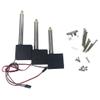 3PCS Huina Plastic Strength Main Arm Second Arm Bucket Arm Driving Rod with Servo for Huina 592 RC Excavator RC Car Parts view 1
