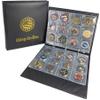Challenge Coin Holder Collection Display Album Holds 120 Coins, Tokens, Stamps, Medallions, Badges view 1