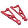Replacement Part For Aluminum Front Lower Suspension Arm A-Arms For RC E10 1/10 Electric E10MT E10MTL Bowie Truck Upgrade Parts 33602G 31603 - (Color: Red 7985) view 1