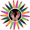 HFATMOS Finger Pointers for Kids Reading, Multicolor Witch Fingers, Finger Nail Covers for Kindergarteners, Young Readers, Cosplay Costume Party, Masquerade Decorations, 24 Pcs view 1