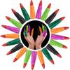 HFATMOS Finger Pointers for Kids Reading, Multicolor Witch Fingers, Finger Nail Covers for Kindergarteners, Young Readers, Cosplay Costume Party, Masquerade Decorations, 24 Pcs view 2