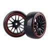 Replacement Part For 4pcs 1/10 Drift Car Tires 26x64MM Plastic Wheel Rim Hard Tyre For 94123 D3 D4 CS XIS TT01 TT02 6015 - (Color: 9087) view 2