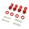 Replacement Part For 4pcs Wheel Hex 12mm Turn 17mm Lengthened Thickening 30MM Aluminum Adapter 1/10 RC Car Buggy Truck Can Use 1/8 Tires - (Color: Blue) view 2