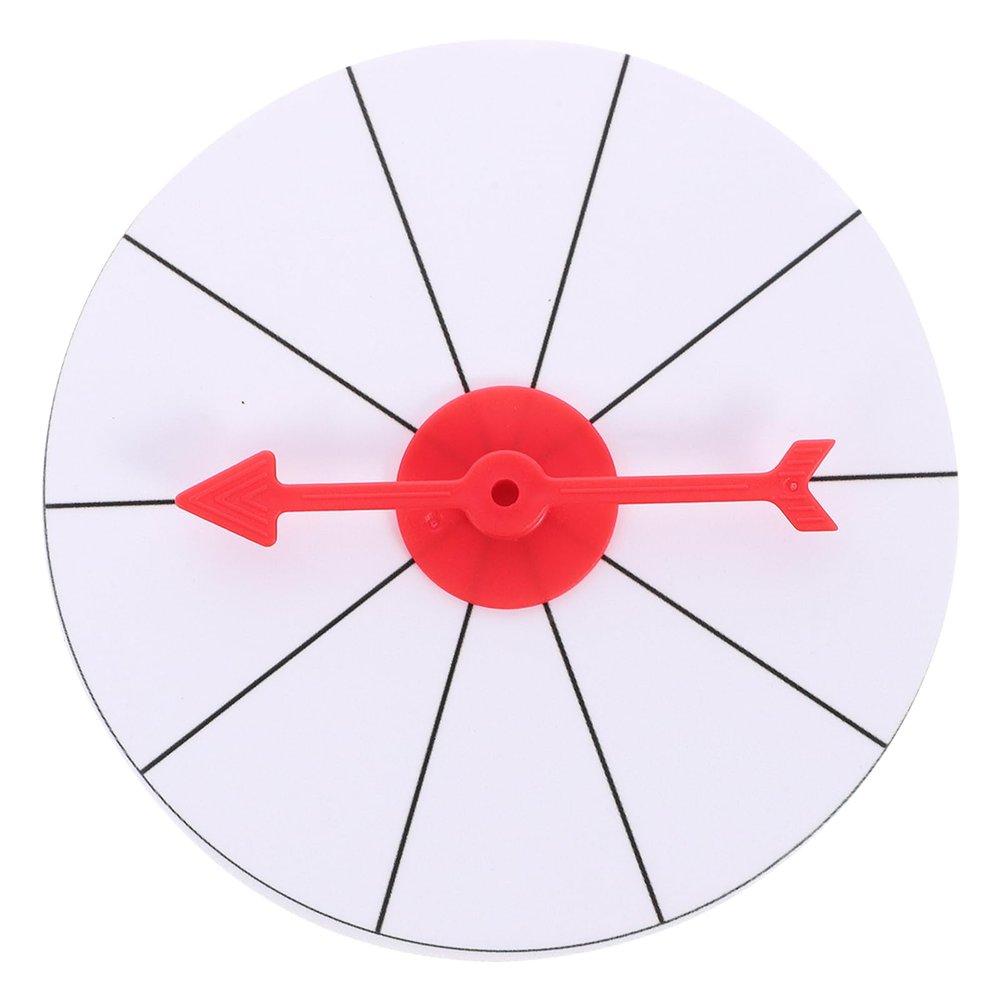 GANAZONO Wall-Mounted Prize Wheel 4 Inch Lottery Game Turntable for Fundraisers Parties Classrooms and Events Teaching Activity Prop