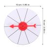 GANAZONO Wall-Mounted Prize Wheel 4 Inch Lottery Game Turntable for Fundraisers Parties Classrooms and Events Teaching Activity Prop view 2