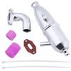 RC 102009 Aluminum Exhaust Pipe & Tubing (02124) For 1/10 Nitro Powered Model Car Buggy Truggy Upgrade Parts view 2