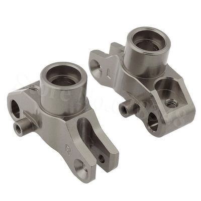 Replacement Part For Aluminum Rear Hub Carrier (L/R) For RC 1/10 OPTIMA JAVELIN 4WD Racing Buggy 30617 30618 Hop-Up Upgrade Parts OTW117GM - (Color: Titanium Color)